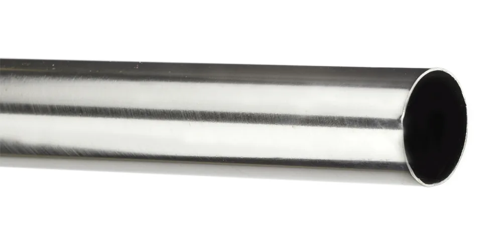 CONTRACT 35mm  150cm, 200cm & 250cm Pole Only Satin Silver