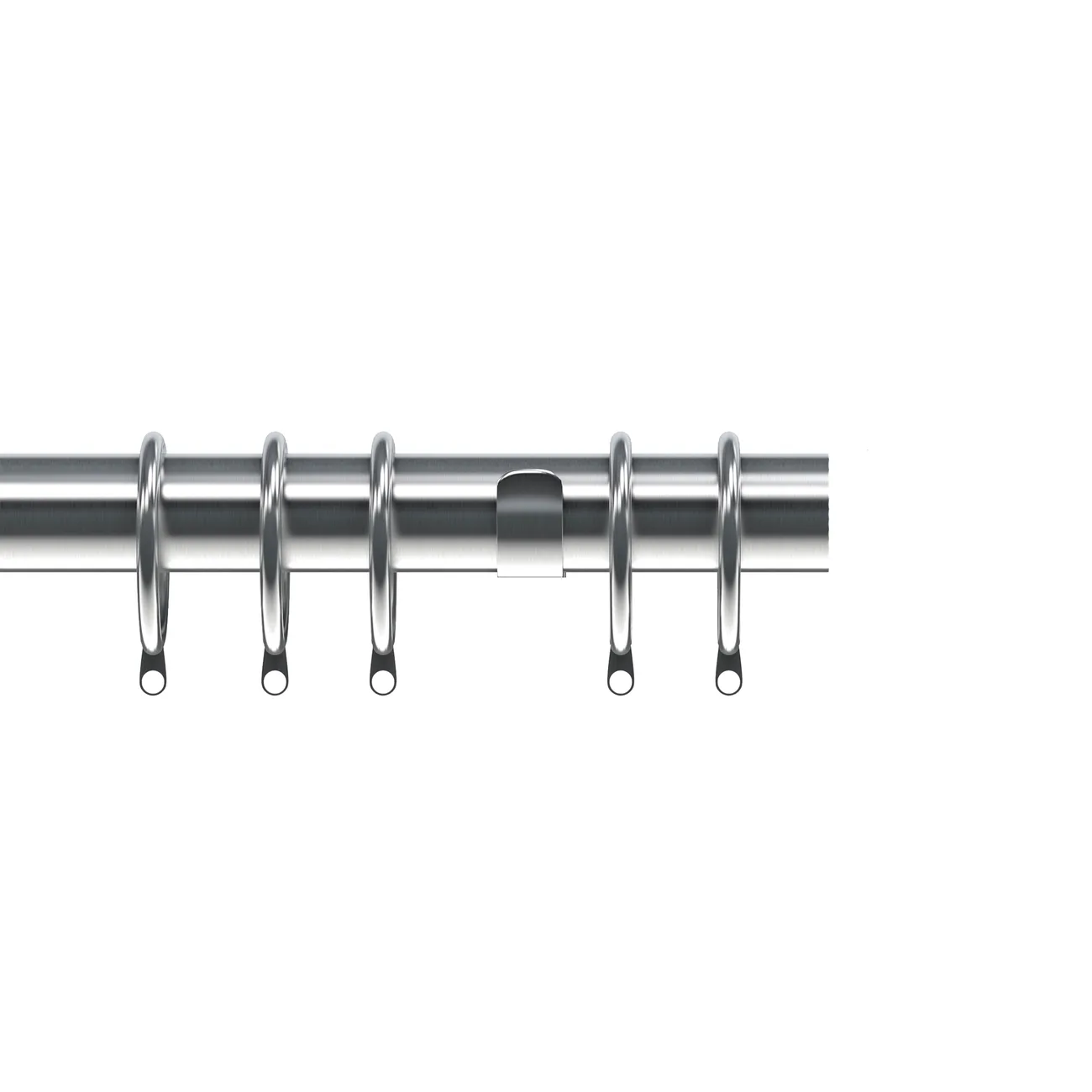 701200-701203 35mm Fixed Pole Satin Silver