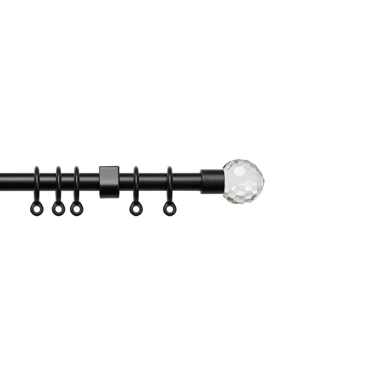 13-16mm Acrylic Ball Pole Black RGB
